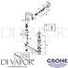 Grohe 23718003 Mixer Spare Tech Diagram