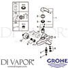 Grohe 23726003 Mixer Spare Diagram