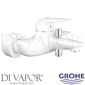 Grohe 23726LS3 Eurostyle Moon White / Chrome Single-Lever Bath Shower Mixer (1/2 Inch) Spare Parts