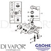 Grohe 23726LS3 Mixer Spare Diagram