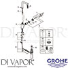 Grohe 23737EN1 Spare Tech Diagram
