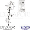 Grohe 23747000 Mixer Spare Diagram