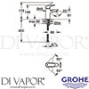 Grohe 23752000 Mixer Spare Diagram
