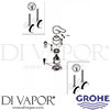 Grohe 23756000 Mixer Spare Tech Diagram