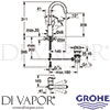 Grohe 23760000 Mixer Spare Diagram
