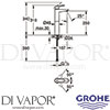 Grohe 23761000 Mixer Spare Diagram