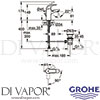 Grohe 23765000 Mixer Spare Diagram