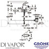 Grohe 23766000 Spare Diagram