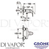 Grohe 23767000 Mixer Spare Diagram