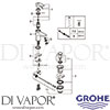 Grohe 23769000 Mixer Spare Tech Diagram
