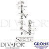 Grohe 23770000 Mixer Spare Tech Diagram