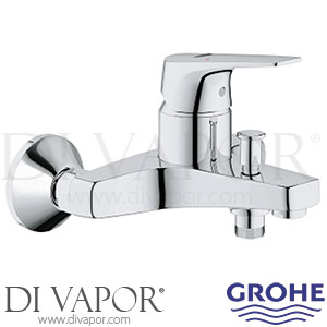 Grohe 23772000 Start Flow Single-Lever Bath Shower Mixer (1/2 Inch) Spare Parts