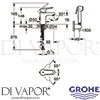 Grohe 23773000 Mixer Spare Diagram
