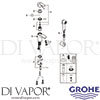 Grohe 23773000 Mixer Spare Tech Diagram