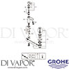 Grohe 23774000 Mixer Spare Tech Diagram