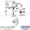 Grohe 23775000 Mixer Spare Diagram