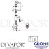 Grohe 23775000 Mixer Spare Tech Diagram