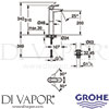Grohe 23777000 Mixer Spare Diagram
