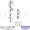Grohe 23777000 Mixer Spare Tech Diagram