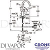 Grohe 23780000 Mixer Spare Diagram