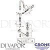 Grohe 23780000 Mixer Spare Tech Diagram