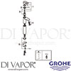Grohe 23781000 Mixer Spare Tech Diagram