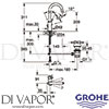 Grohe 23783000 Mixer Spare Diagram