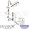 Grohe 23783000 Mixer Spare Tech Diagram