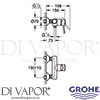 Grohe 23786000 Mixer Spare Diagram