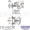 Grohe 23787000 Mixer Spare Diagram
