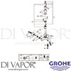 Grohe 23787000 Mixer Spare Tech Diagram
