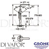 Grohe 23792DC1 GEN1 Mixer Spare Diagram