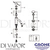 Grohe 23797001 Mixer Spare Diagram