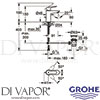 Grohe 23802000 Mixer Spare diagram