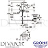 Grohe 23803000 Mixer Spare Diagram
