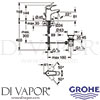 Grohe 23809000 Mixer Spare Diagram