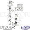 Grohe 23809000 Mixer Spare Tech Diagram