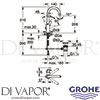 Grohe 23811000 Mixer Spare Diagram