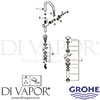Grohe 23828003 Mixer Spare Tech Diagram