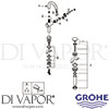 Grohe 23831003 Mixer Spare Tech Diagram