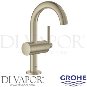 Grohe 23831EN3 Atrio Brushed Nickel Single Lever Basin Mixer Tap (1/2 Inch) M-Size Spare Parts