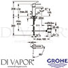 Grohe 23870003 Mixer Spare Diagram