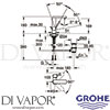 Grohe 23871003 Mixer Spare Diagram