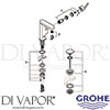 Grohe 23872003 Mixer Spare Tech Diagram