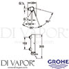 Grohe 23874003 Mixer Spare Diagram