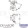 Grohe 23875003 Mixer Spare Diagram