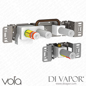Vola One-Handle Build-In Mixer with Diverter, for Bath Filling and Hand Shower, with One Fixed Outlet Socket (2400R) Spare Parts