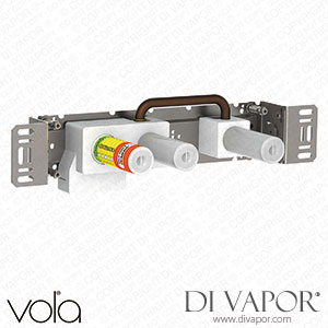 Vola One-Handle Build-In Mixer with Diverter, for Bath Filling and Hand Shower, with One Fixed Outlet Socket (2400RV) Spare Parts