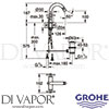 Grohe 24027DC3 Mixer Spare Diagram