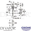 Grohe 24030 Mixer Spare Diagram